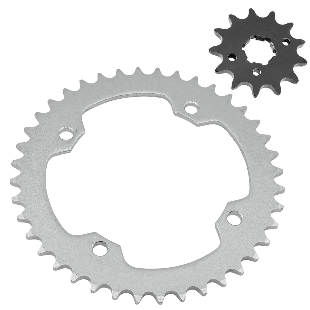 Front and Rear Sprockets Kit Replacement for Yamaha Warrior 350 YFM350X (1987–1988)