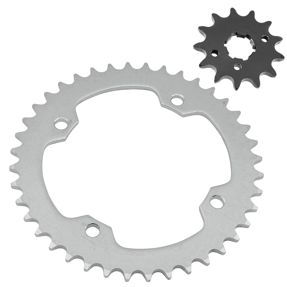 Front and Rear Sprockets Kit Replacement for Yamaha Warrior 350 YFM350X (1987–1988)