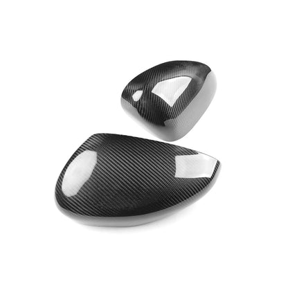 Carbon Fiber Side Rear View Mirror Cover Cap for Ford Escape Kuga (2013–2019)