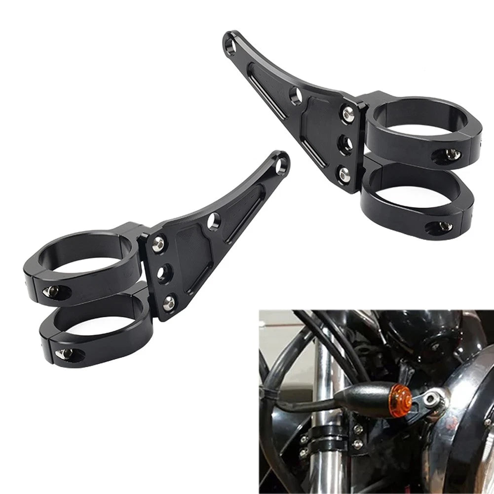 Headlight Bracket Mount Clamp for Harley Motorcycle (45MM)