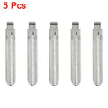 5PCS Metal Flip Remote Key Blade Blank Replacement for Toyota Camry Corolla (2000–2019)