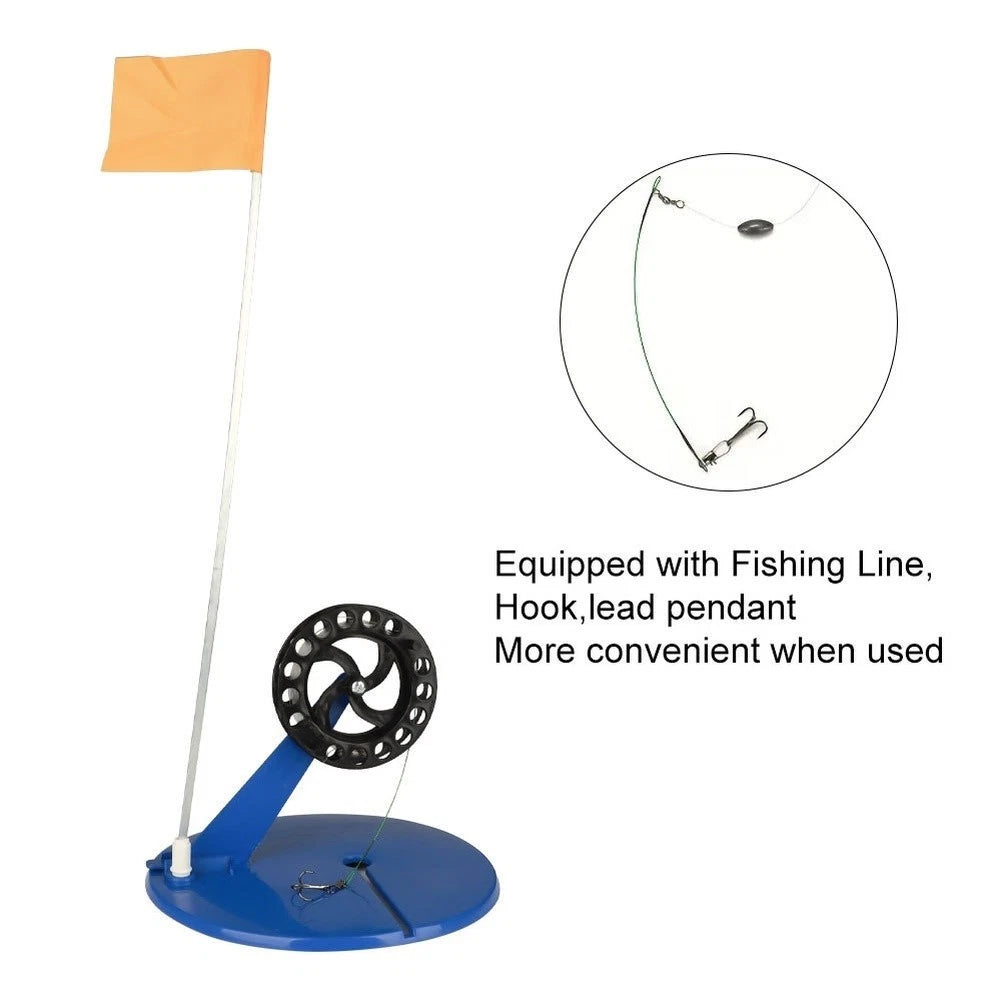 Portable Ice Fishing Flags Automatic Rod Cover