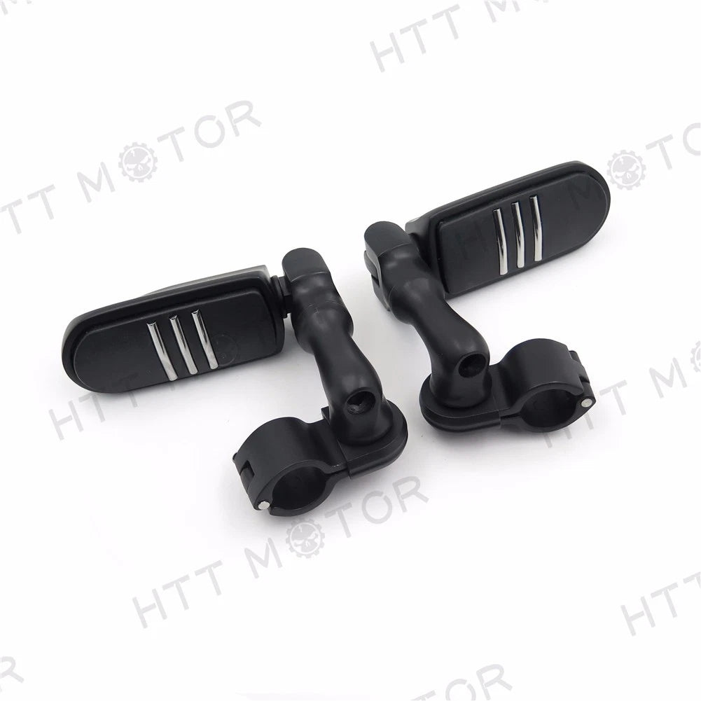HTTMT Adjustable Foot Peg for Triumph Rocket (1" 25mm, Black)