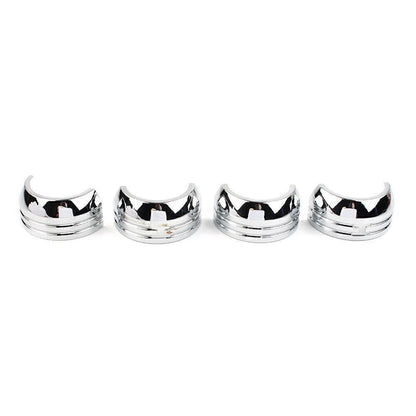 Set of 2 Chrome Fork Boot Aluminum Covers for Harley Davidson FXD (2006–2017)