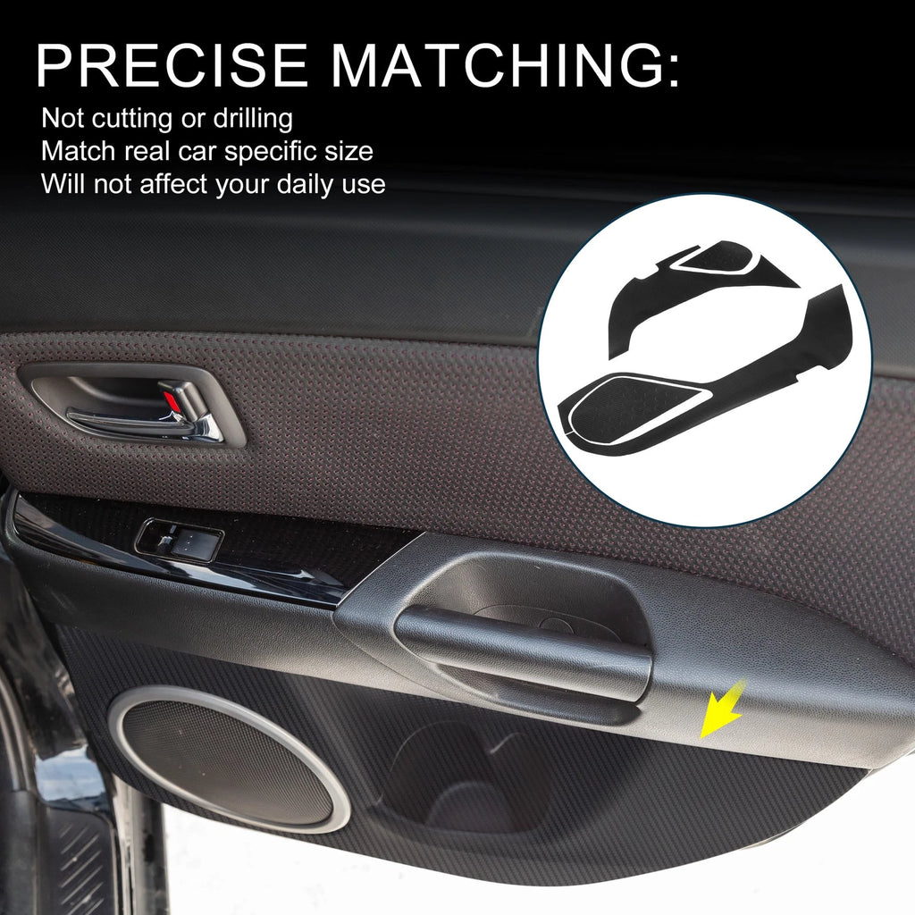 Door Kick Guard Set Replacement for Mazda Atenza (2013–2020) Front Rear