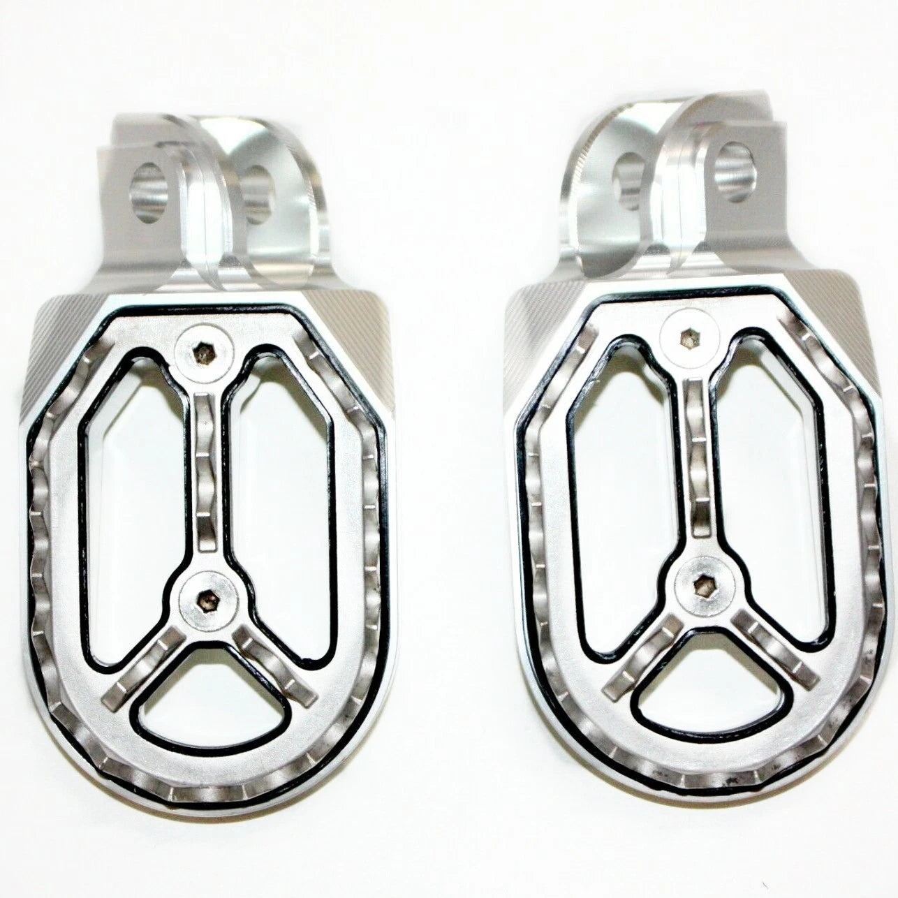 CNC Silver Footpeg Set for KTM 65SX (2000–2023) FX205