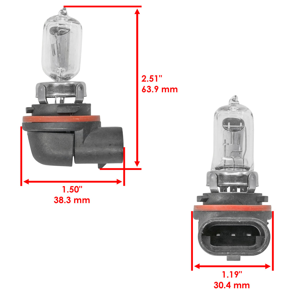 Caltric Headlight Bulb Replacement for Honda TRX500FE1 TRX500FM1 (2014–2016)