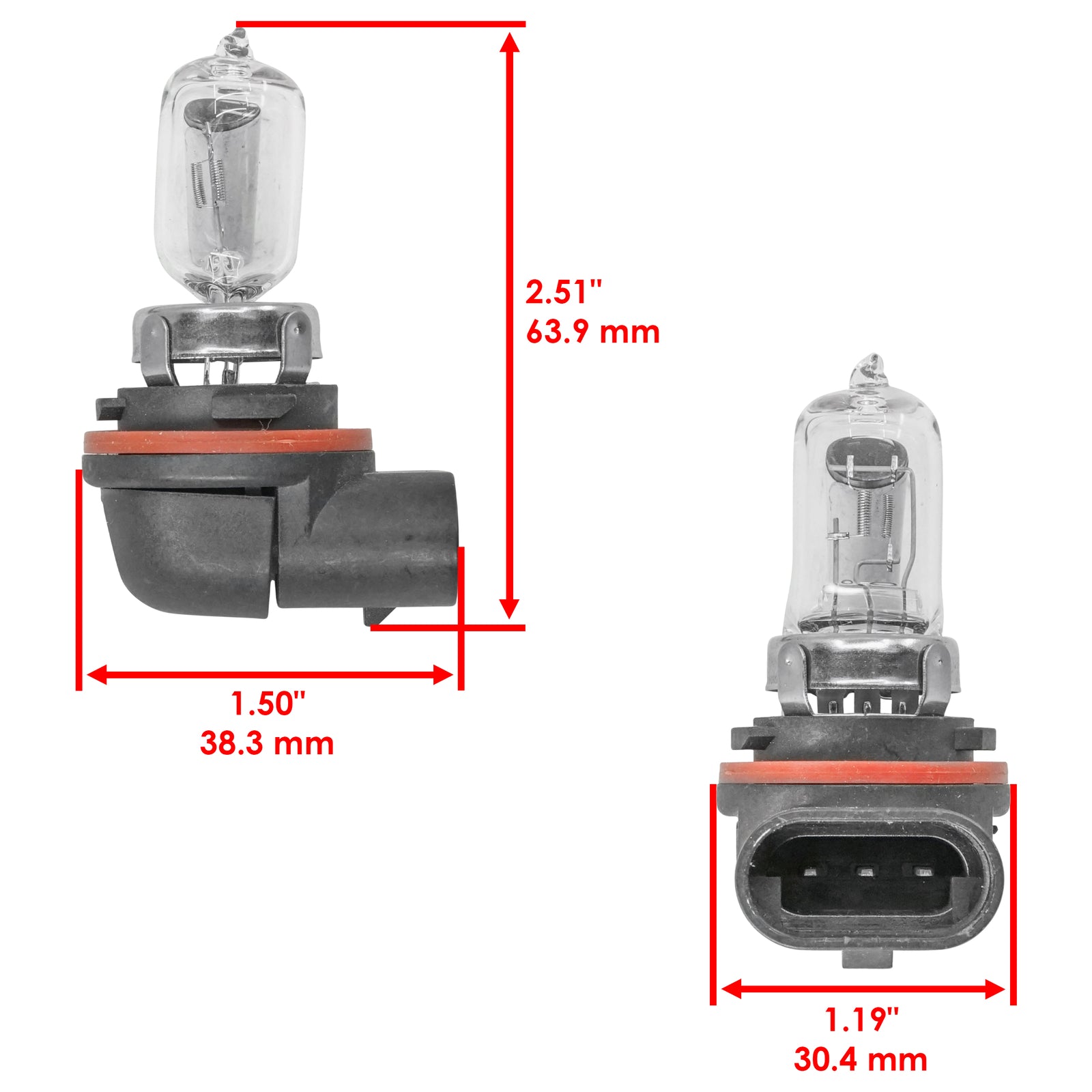 Caltric Headlight Bulb Replacement for Honda TRX500FE1 TRX500FM1 (2014–2016)