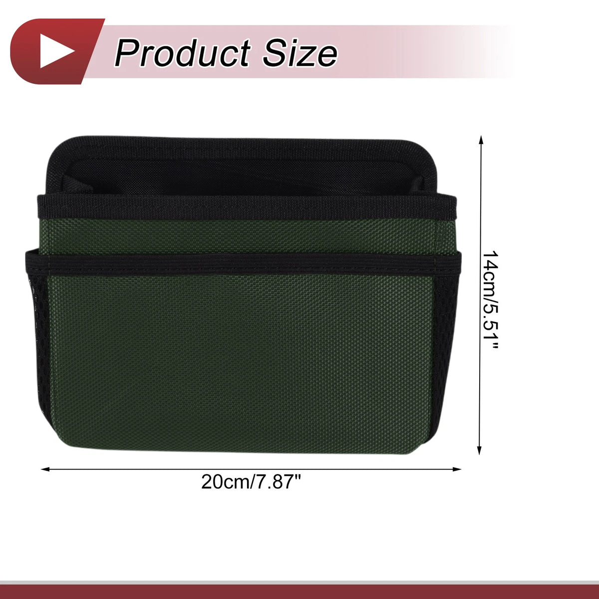 Sunglasses Holder for Car Door Side Seat Back (Oxford Cloth, Green)