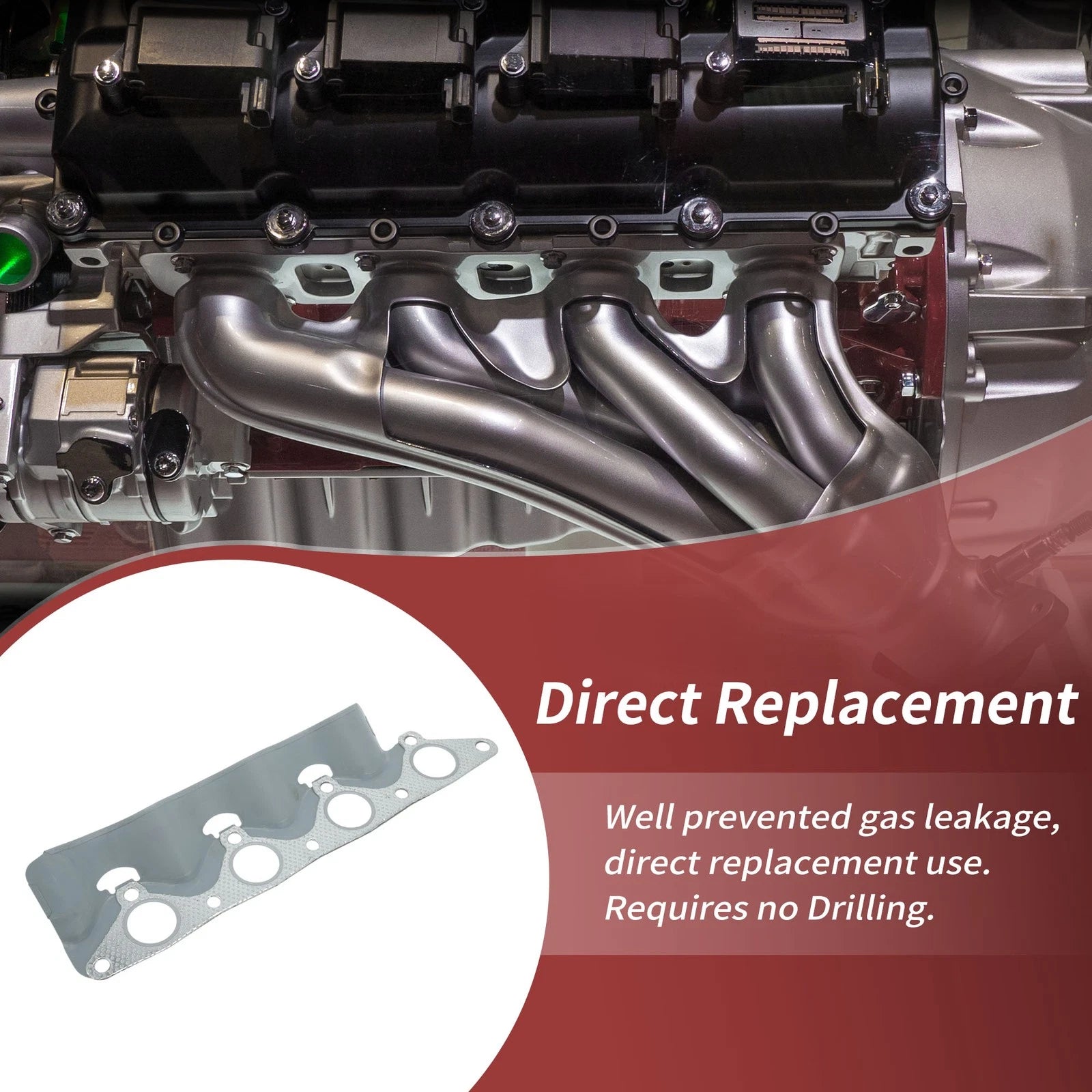 Exhaust Manifold Header Gasket Replacement for Hyundai Accent (1998–2005)