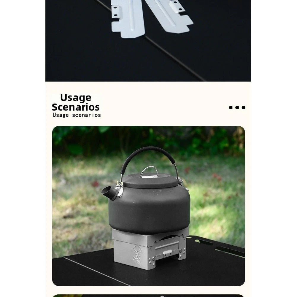 Lightweight Folding Fuel Stove for Hiking Camping Survival Gear