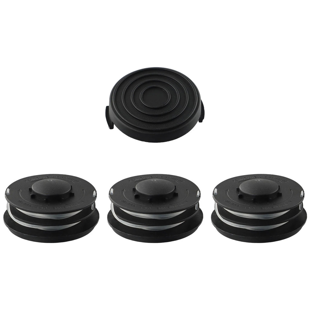 Set of 2 Spools Cap Cover for Einhell GC-ET 4530 (3405685)