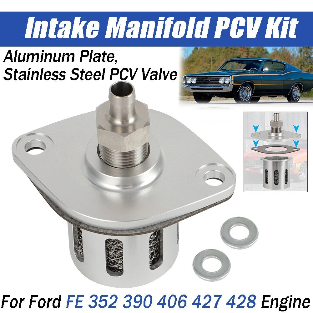 Intake Manifold PCV Kit for Ford FE Engine (Complete)