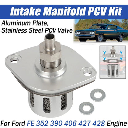 Intake Manifold PCV Kit for Ford FE Engine (Complete)