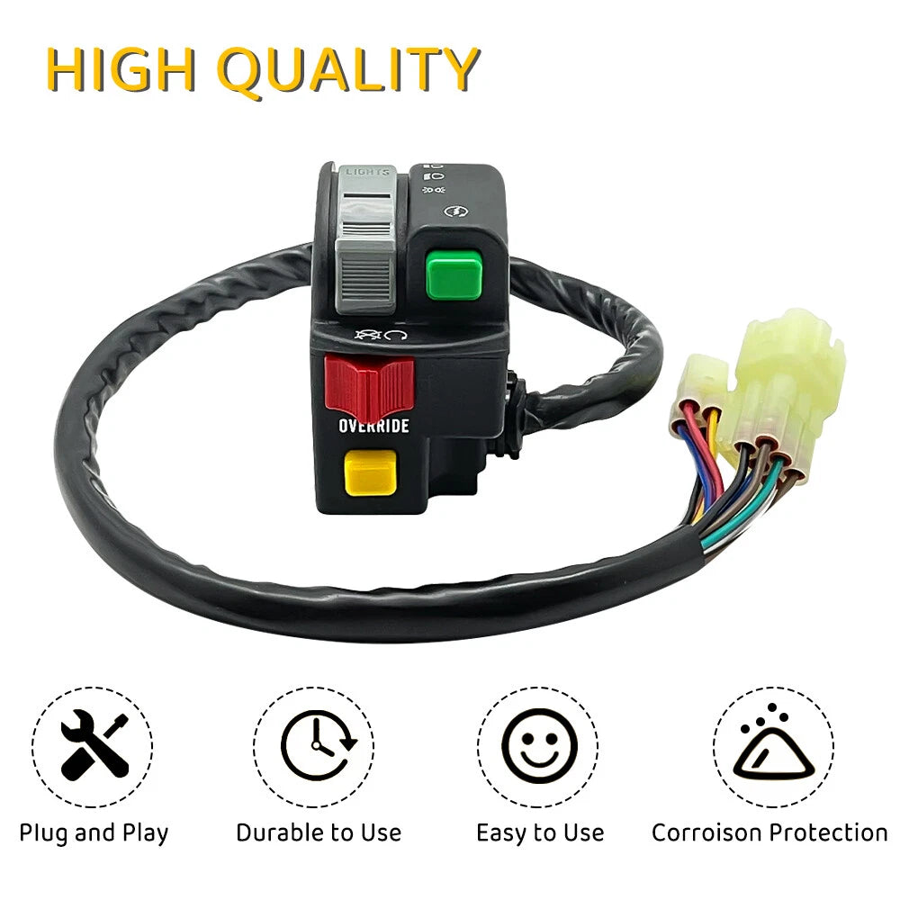 Handlebar Switch Start Stop Headlight for Arctic Cat Alterra 500 550 700 (2016–2018)