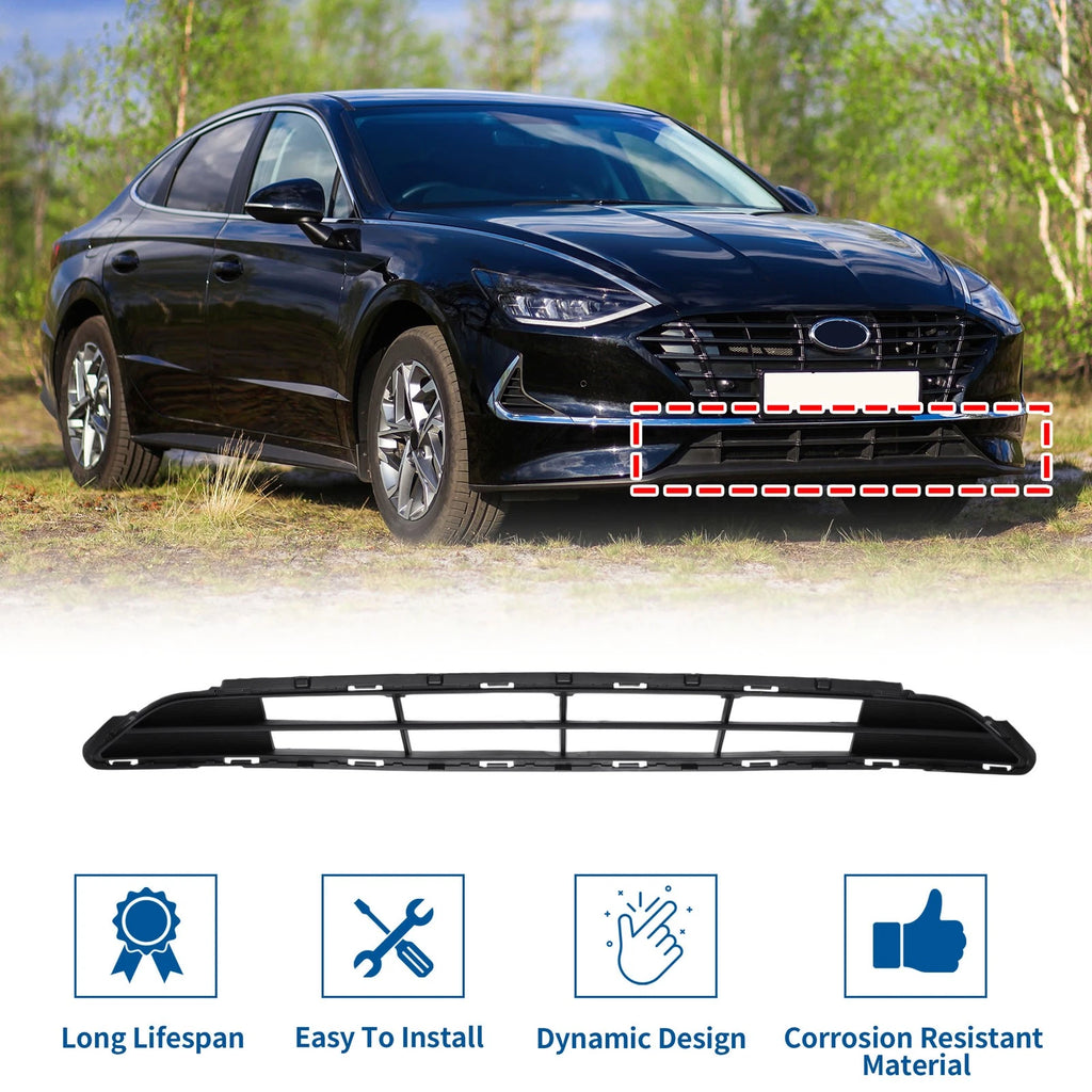 Front Lower Grille for Hyundai Sonata (2015–2017) Bumper Grille Replacement
