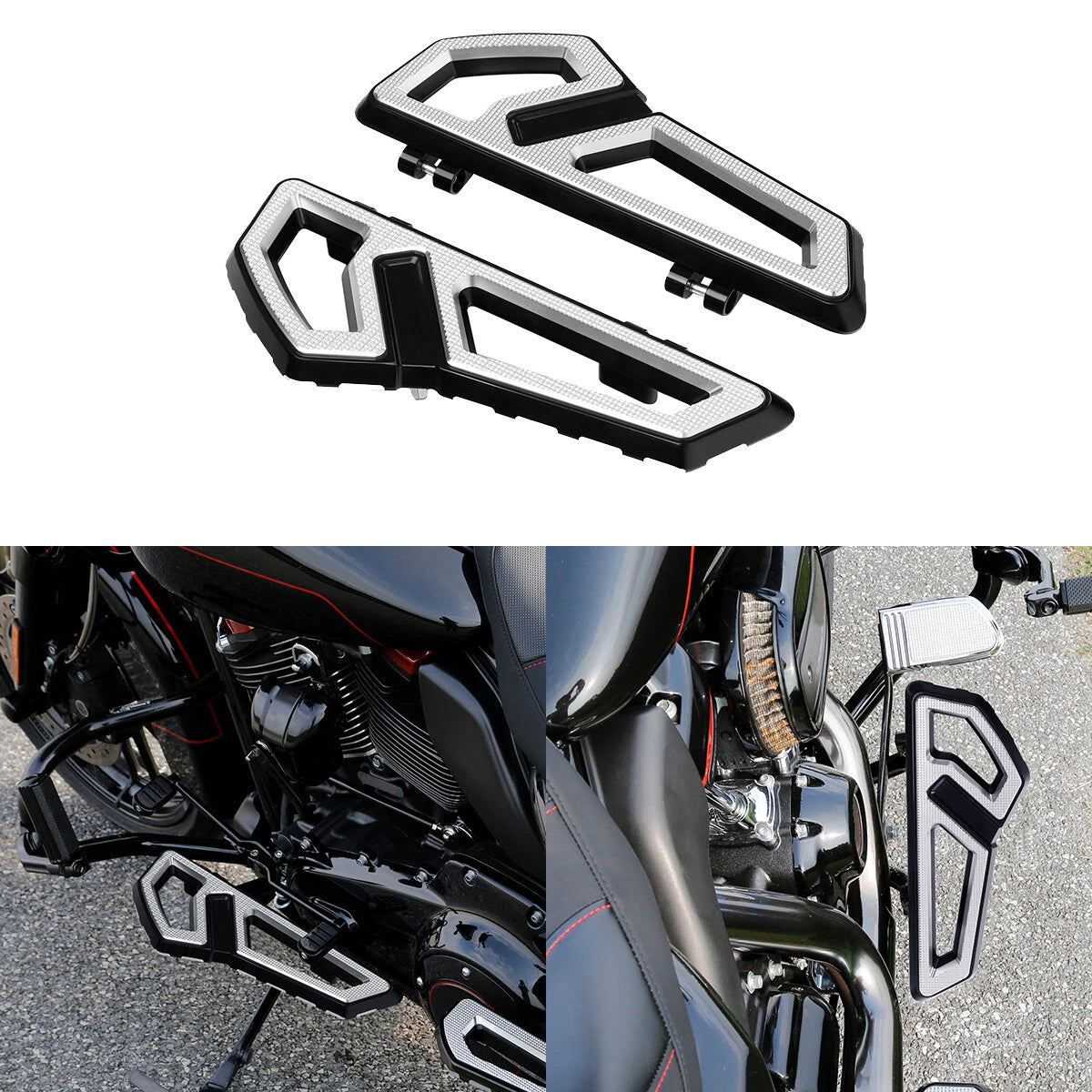 Front Driver Footboard for Harley Touring Street Glide (2000–2024)
