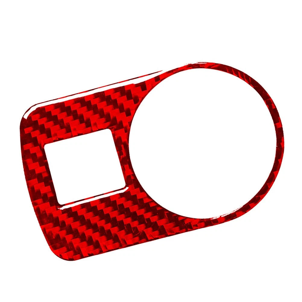 Headlight Switch Panel Cover Trim Carbon Red RHD for Audi TT TTS TTRS (2008–2014)