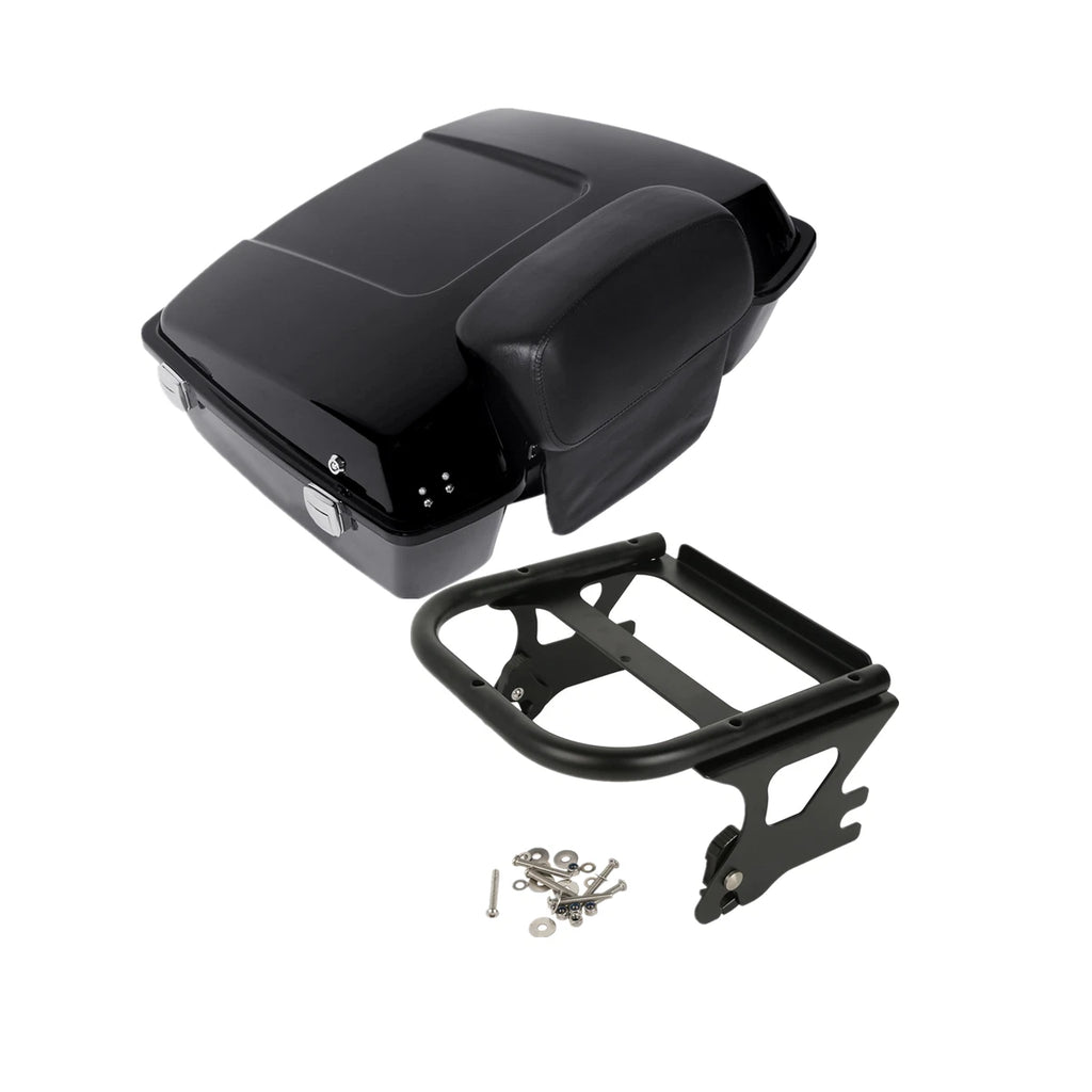 Chopped Trunk Backrest Mount Rack for Harley Street Glide (1997–2008)