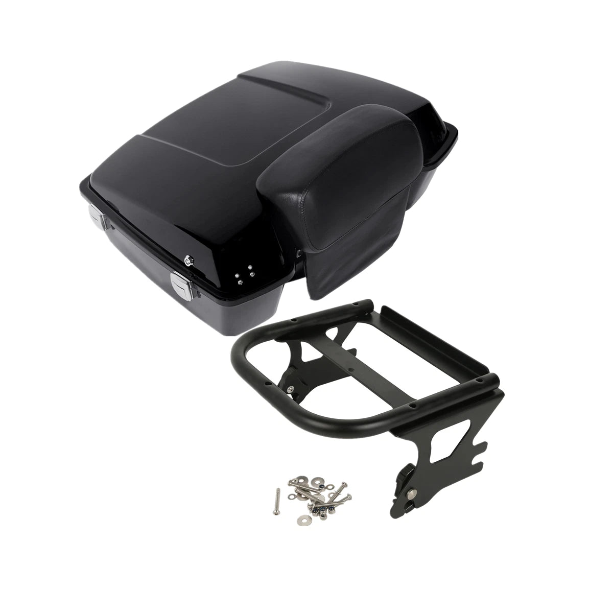Chopped Trunk Backrest Mount Rack for Harley Street Glide (1997–2008)