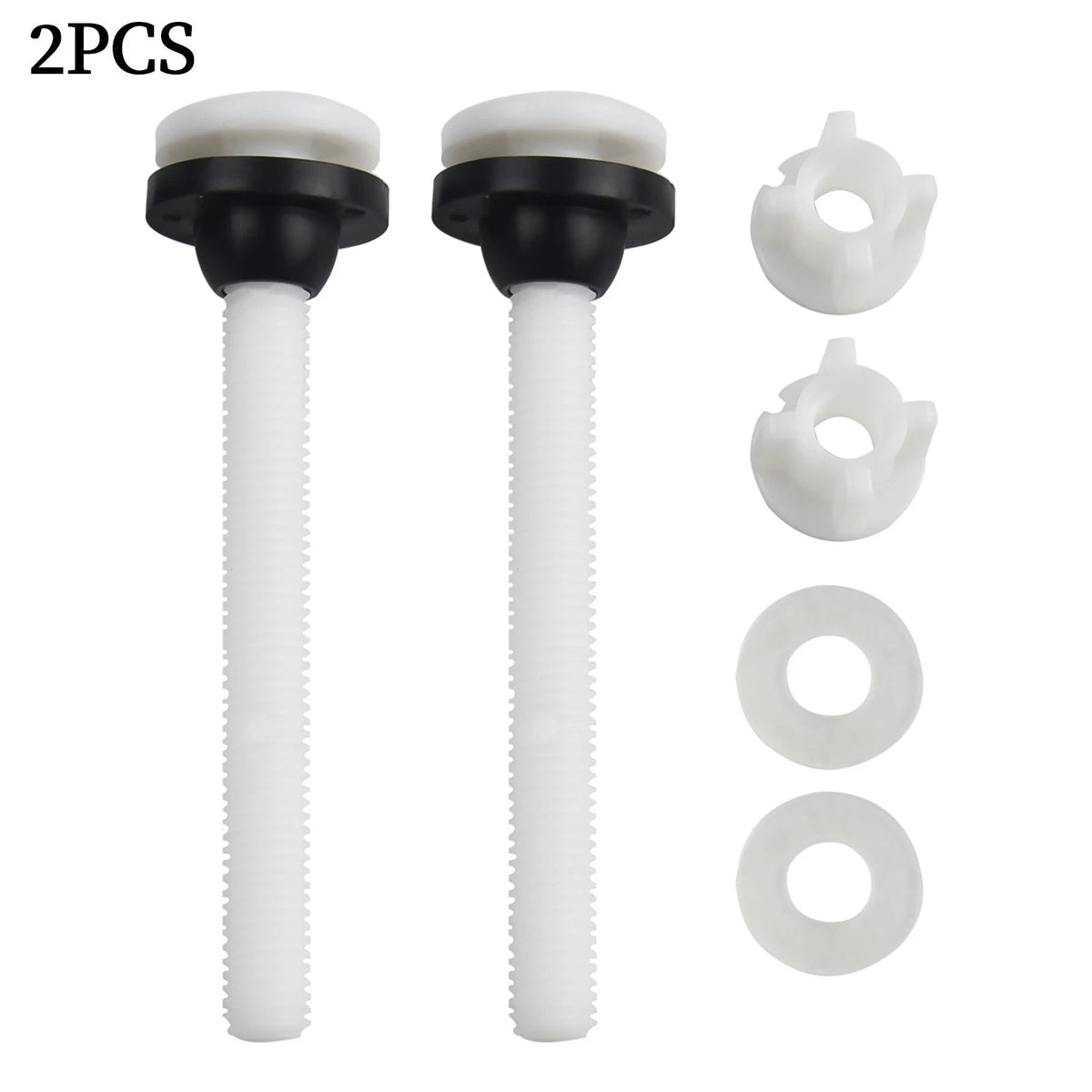 2X Toilet Seat Bolts Replacement Washers for