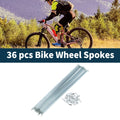 Bicycle Spoke Nipples Set 45 Steel Galvanized 13G for Universal (Universal)
