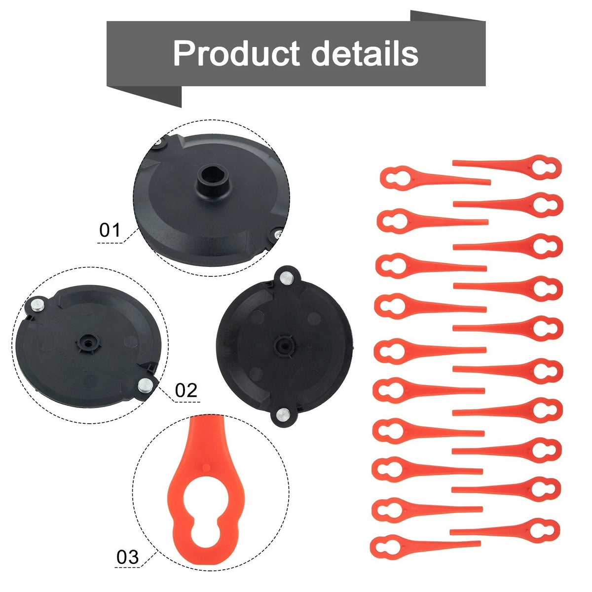 Grass Blade Cutting Disc for Parkside PRTA 20Li