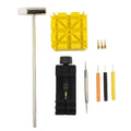 11-Piece Watch Repair Tool Set - Metal & ABS Plastic