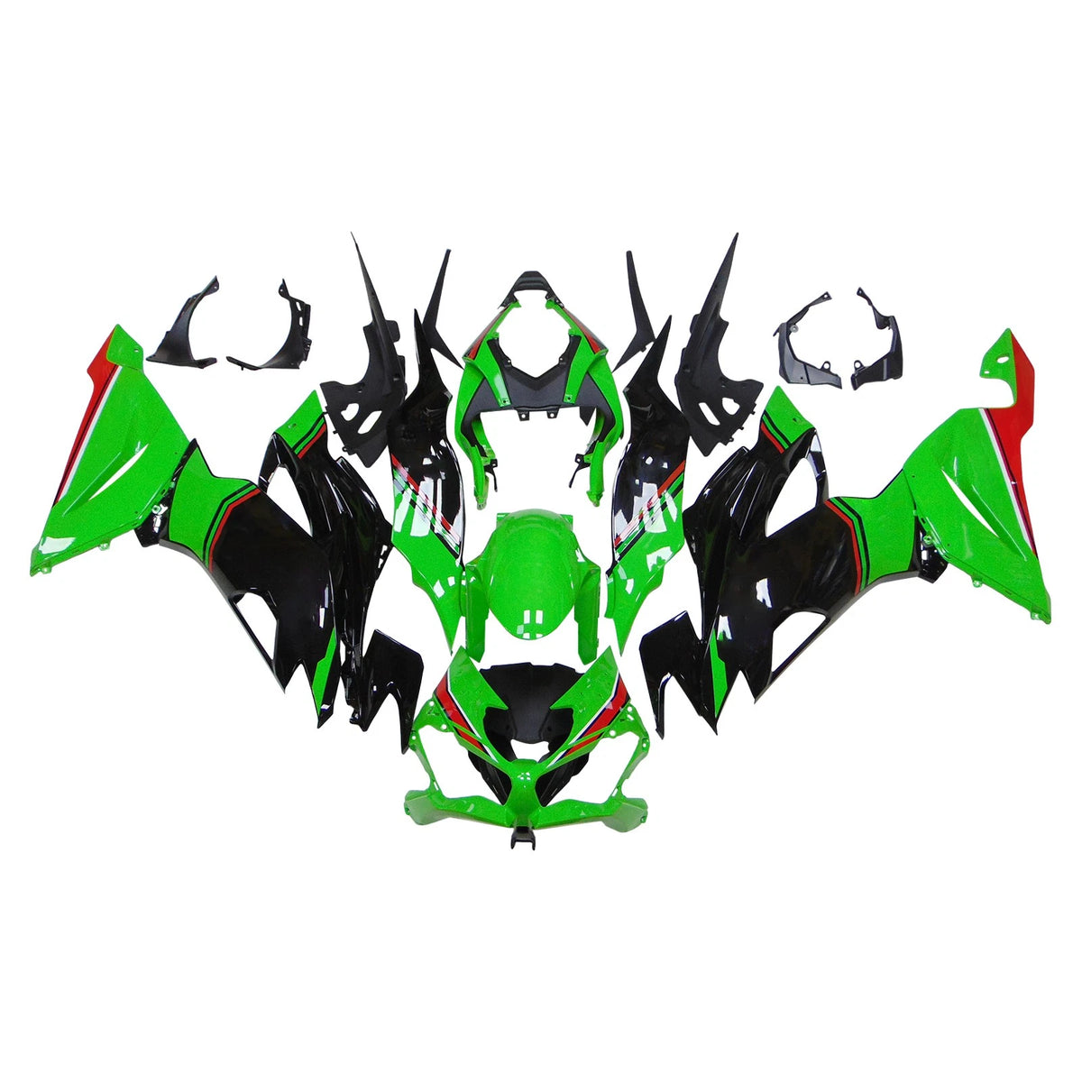 Injection Fairing Kit for Kawasaki ZX6R (2019–2023) - Plastic ABS