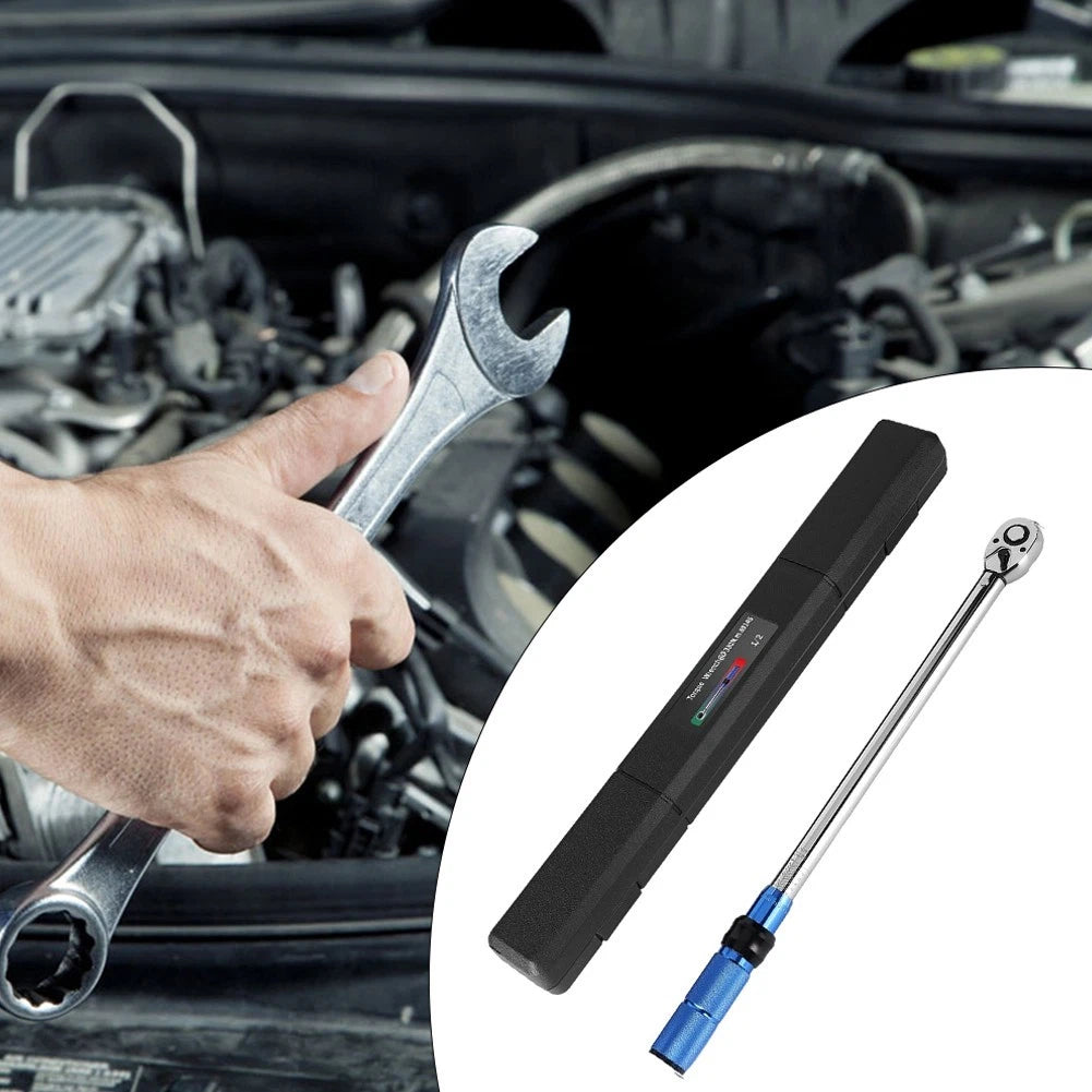 Adjustable torque wrench industrial grade with easy to read scale for users