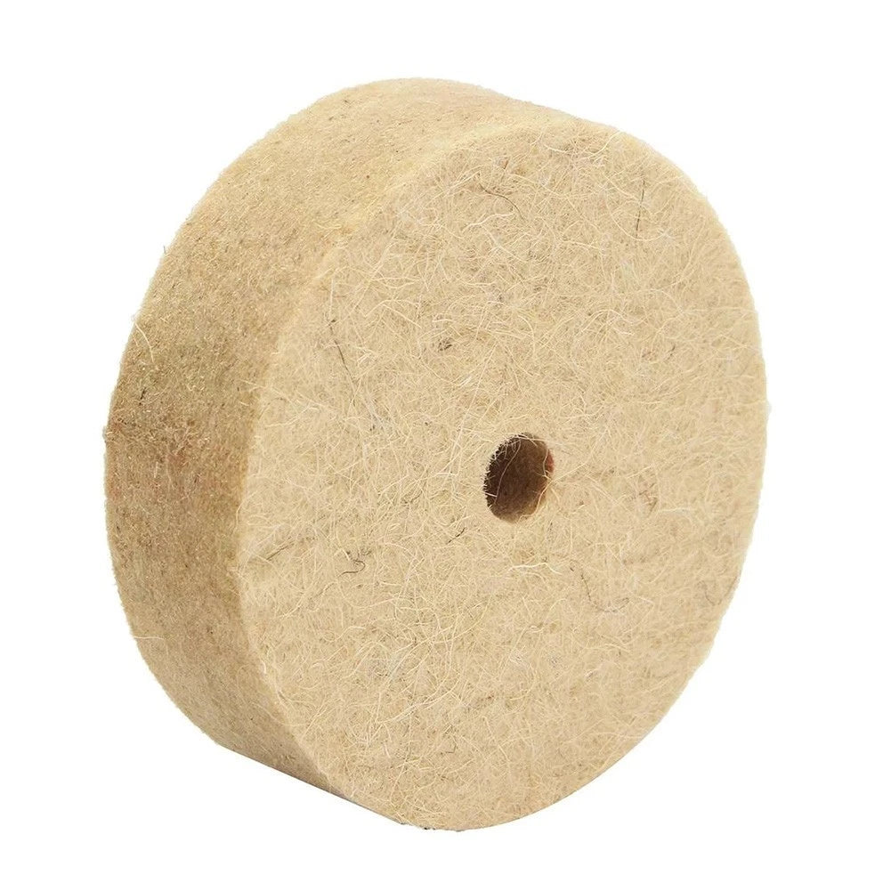 3" Wool Felt Polishing Wheel Buffing Pad for Universal Use