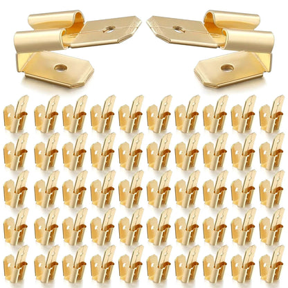 Set of 50 Piggyback Spade Connectors 3 Way Adapter