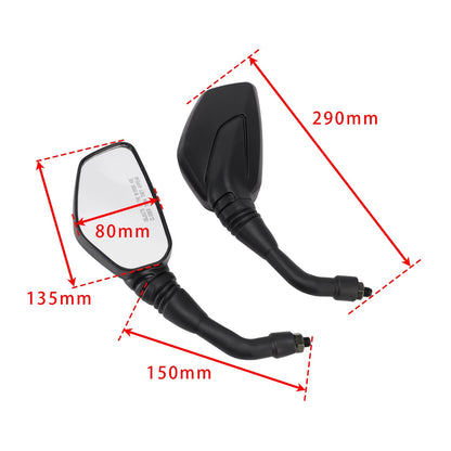 Rearview Mirrors Set for Bajaj Pulsar NS200 NS160 Dominar 400 (2015–2023)