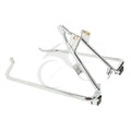 Chrome/Black Saddlebag Support Bracket for Harley Touring Road Glide (2009–2013)