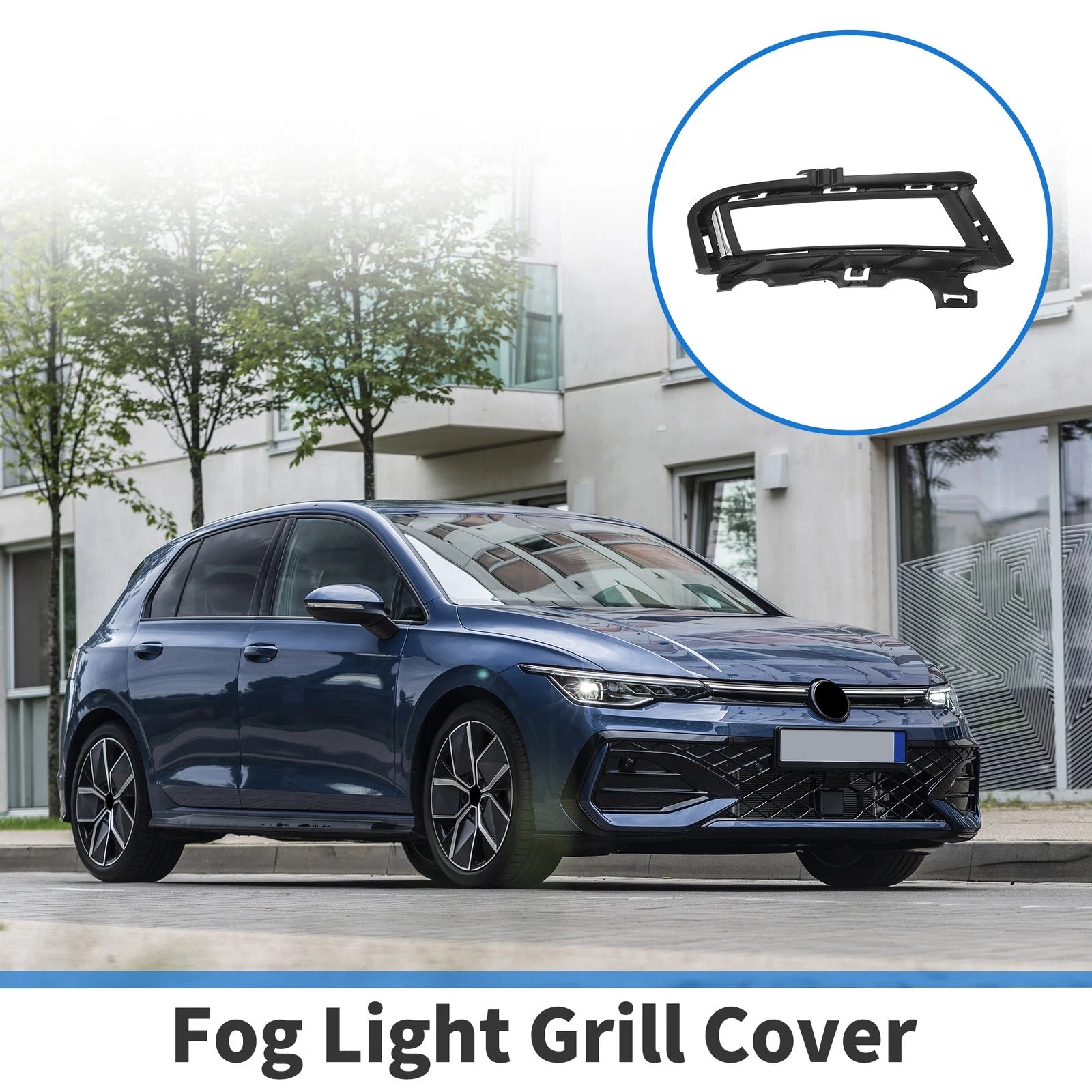 Front Right Fog Light Grill Replacement for Volkswagen Golf (2013–2017)