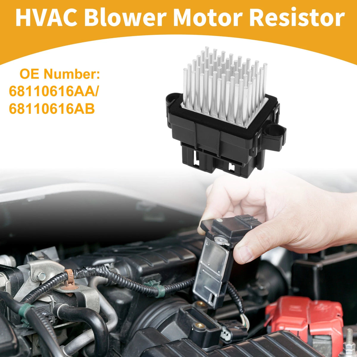 HVAC Blower Motor Resistor No. 68110616AA for Chrysler 300 (2005–2010)