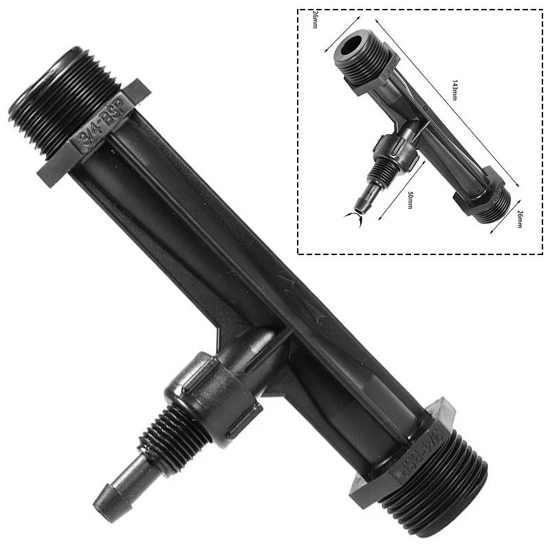 G34 Black Fertilizer Applicator for Gardens (26mm)