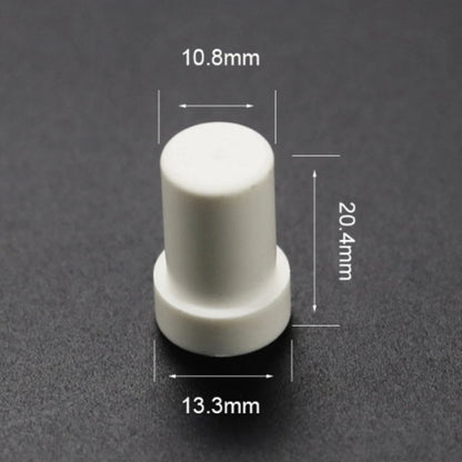 3mm White ABS Plastic Billiard Cue Ferrule Replacement Part