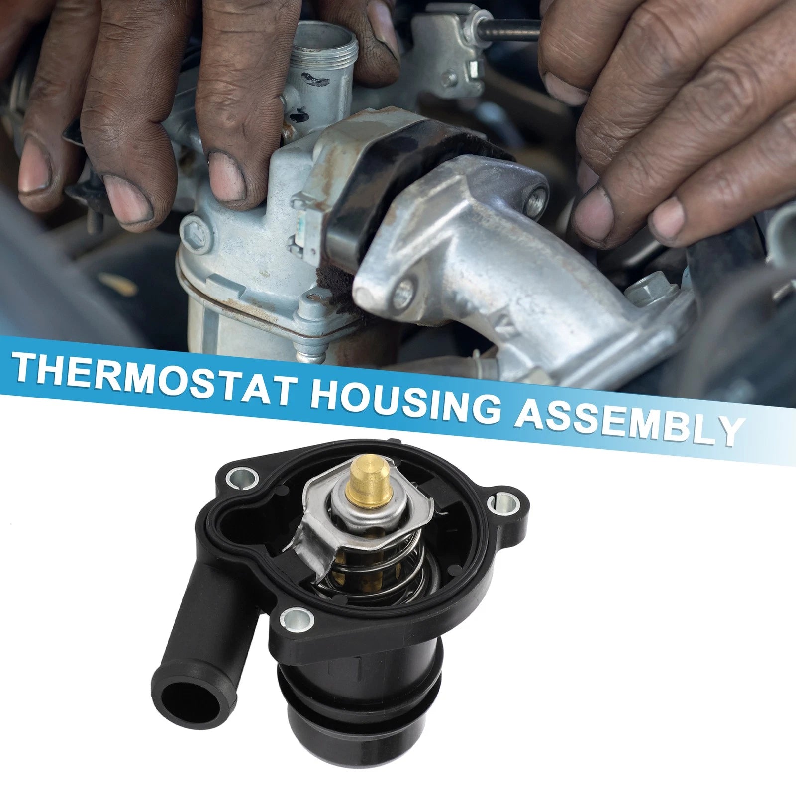 Engine Coolant Thermostat Housing Assembly for Chevrolet Cruze (2011–2016)