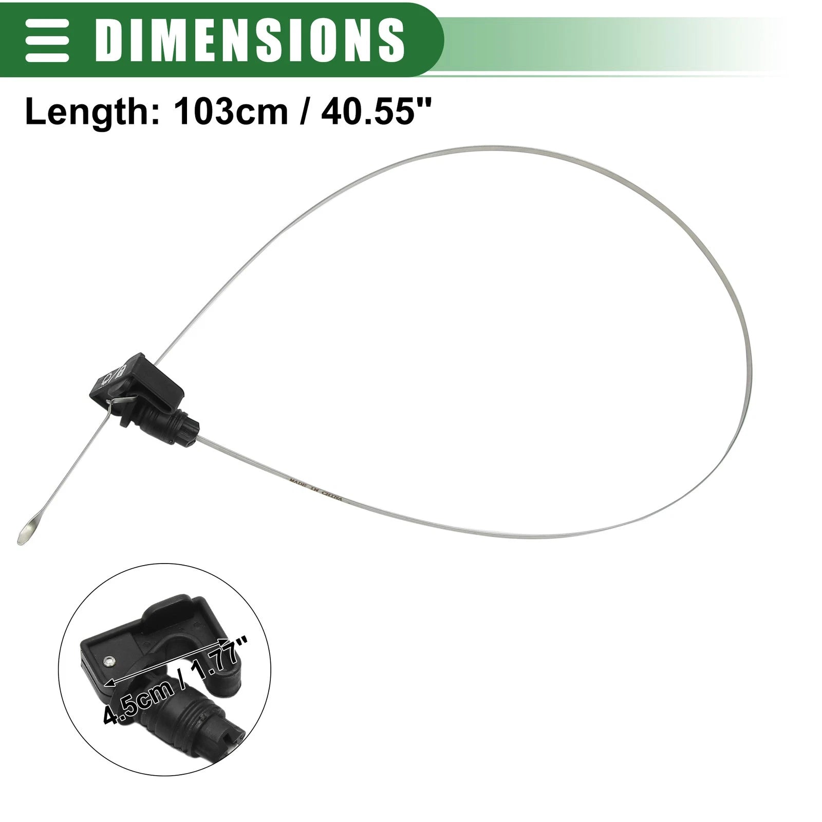 Engine Oil Level Indicator Dipstick for Cadillac Escalade ESV (2015–2017) Black