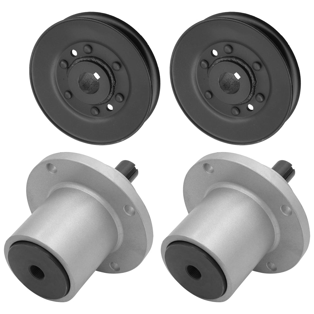 Deck Spindle Assembly Replacement with Pulleys for Bad Boy (2000–2005)
