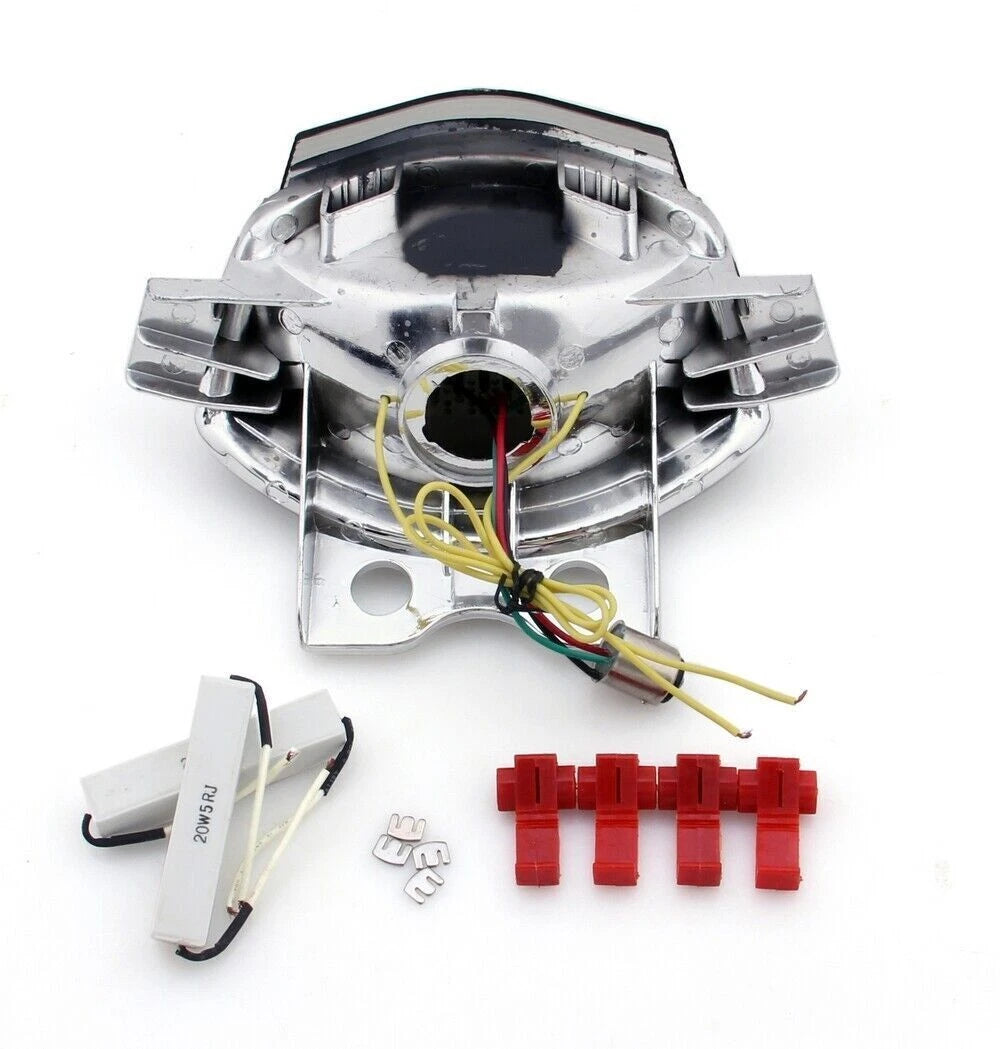 Integrated LED TailLight Turn Signals for Kawasaki Ninja 650R (2006–2008) Smoke T9