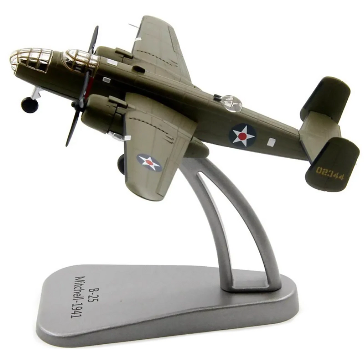 1/144 Scale B-25 Bomber Mitchell Model Aircraft Display