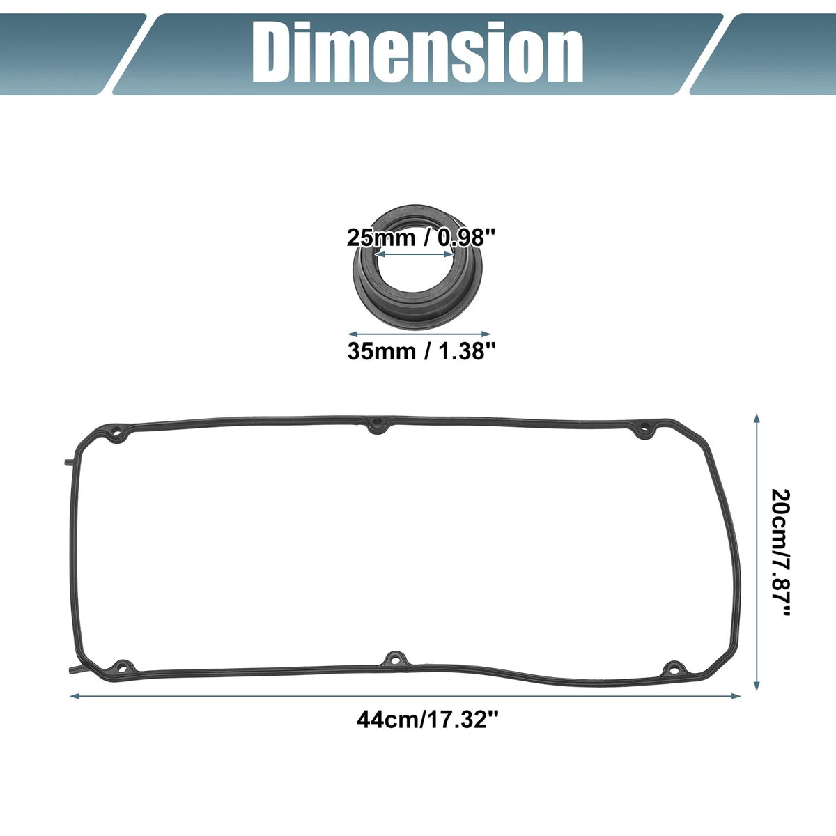 Engine Valve Cover Gaskets Seals Replacement for Mitsubishi Eclipse (2005–2012)