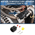 Water Temperature Sensor Connector Plug 2 Pin for Honda (1 Set) (2001–2016)