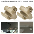 2X Sun Visor Retainer Clip Bracket for Nissan Pathfinder/Frontier