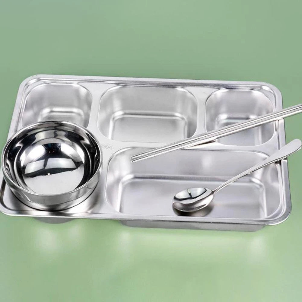 Set of 4 Divider Plates for Mess Hall Dinner Tray