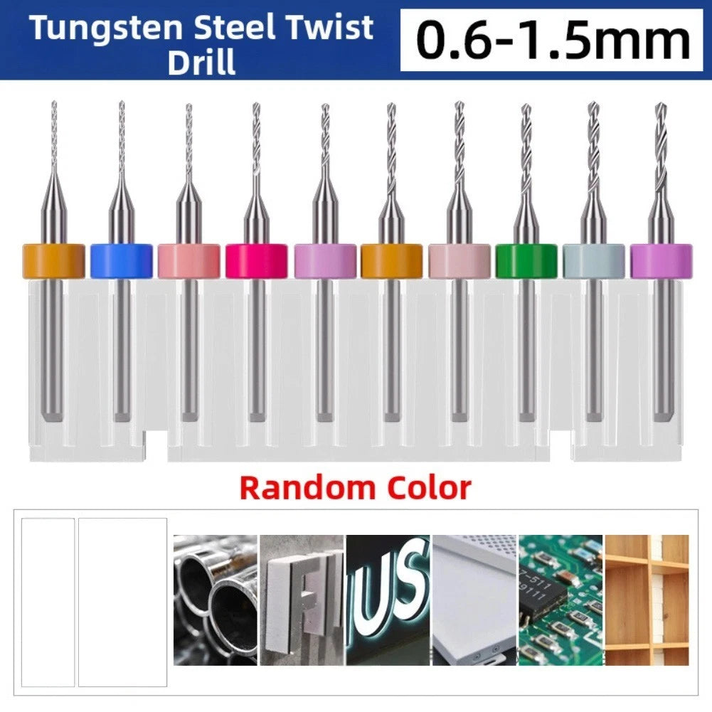 10 Piece Twist Drill Set for PCB and Soft Metal Applications