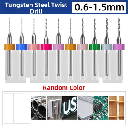 10 Piece Twist Drill Set for PCB and Soft Metal Applications