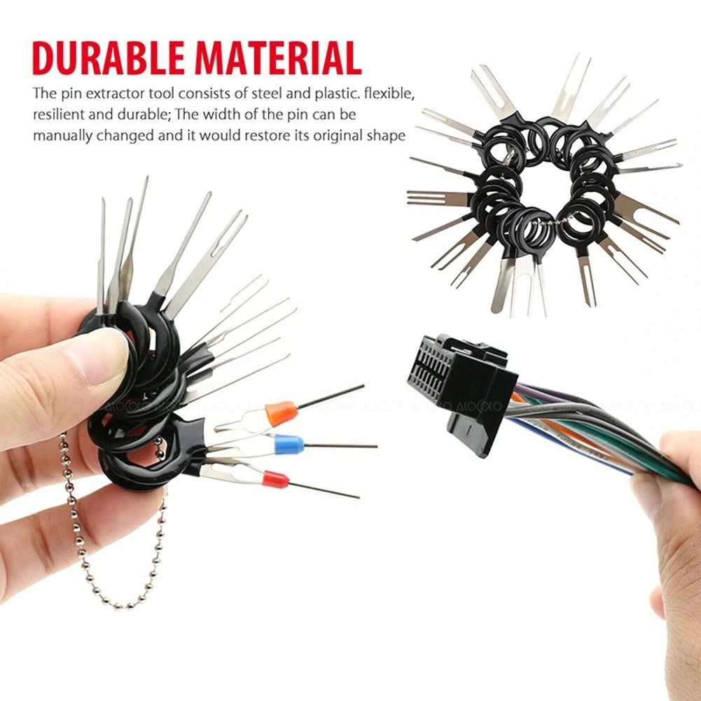 82 Pcs Car Electrical Wire Terminal Plug Connector Removal Tool Set